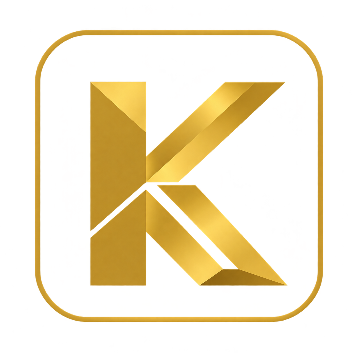 Kikan gold K monogram